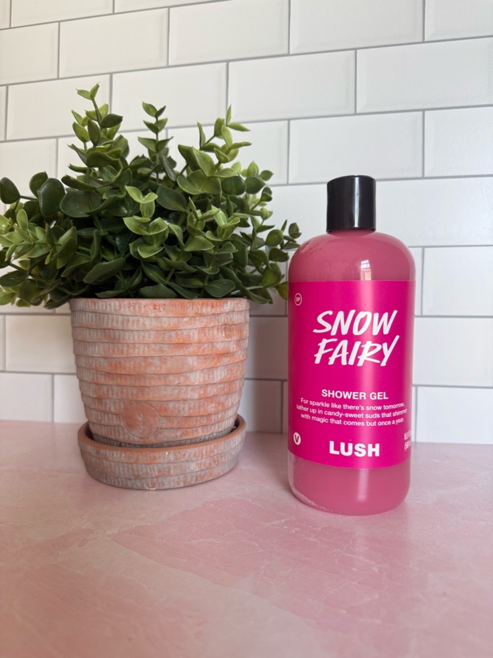 Lush Snow Fairy Pink Shower Gel